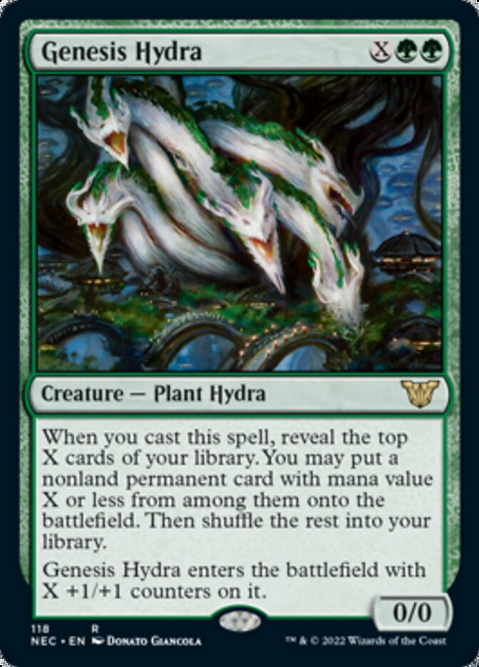 Genesis Hydra [Kamigawa: Neon Dynasty Commander] | Card Merchant Takapuna
