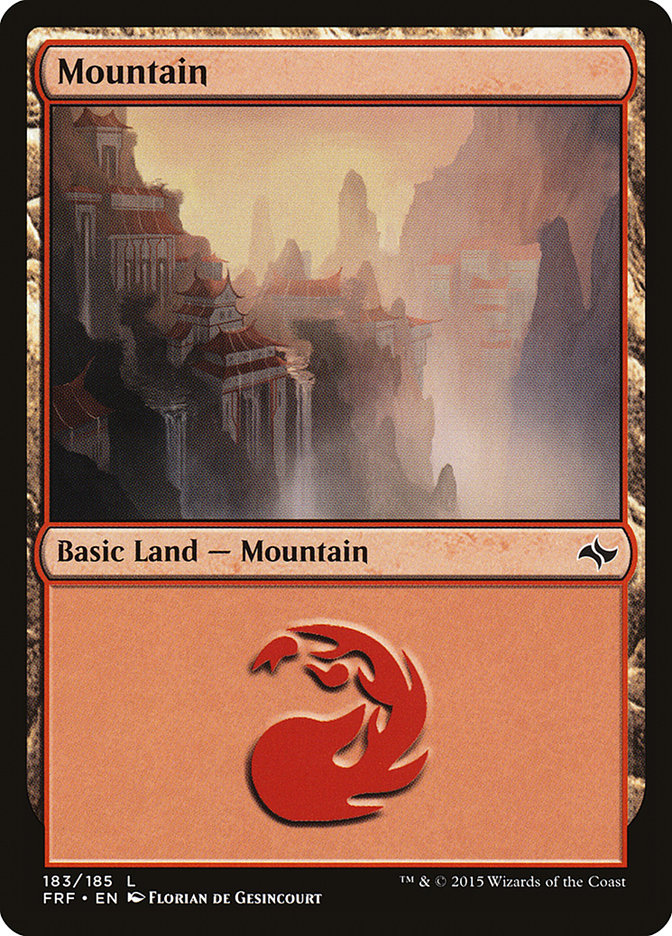 Mountain (183) [Fate Reforged] | Card Merchant Takapuna