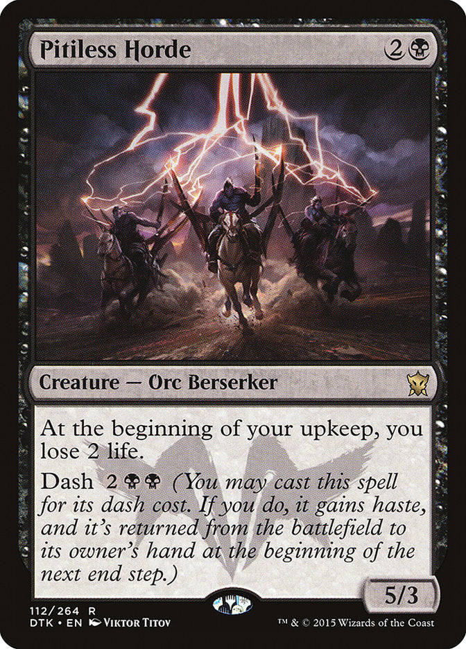 Pitiless Horde [Dragons of Tarkir] | Card Merchant Takapuna