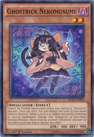 Ghostrick Nekomusume [MP14-EN204] Common | Card Merchant Takapuna