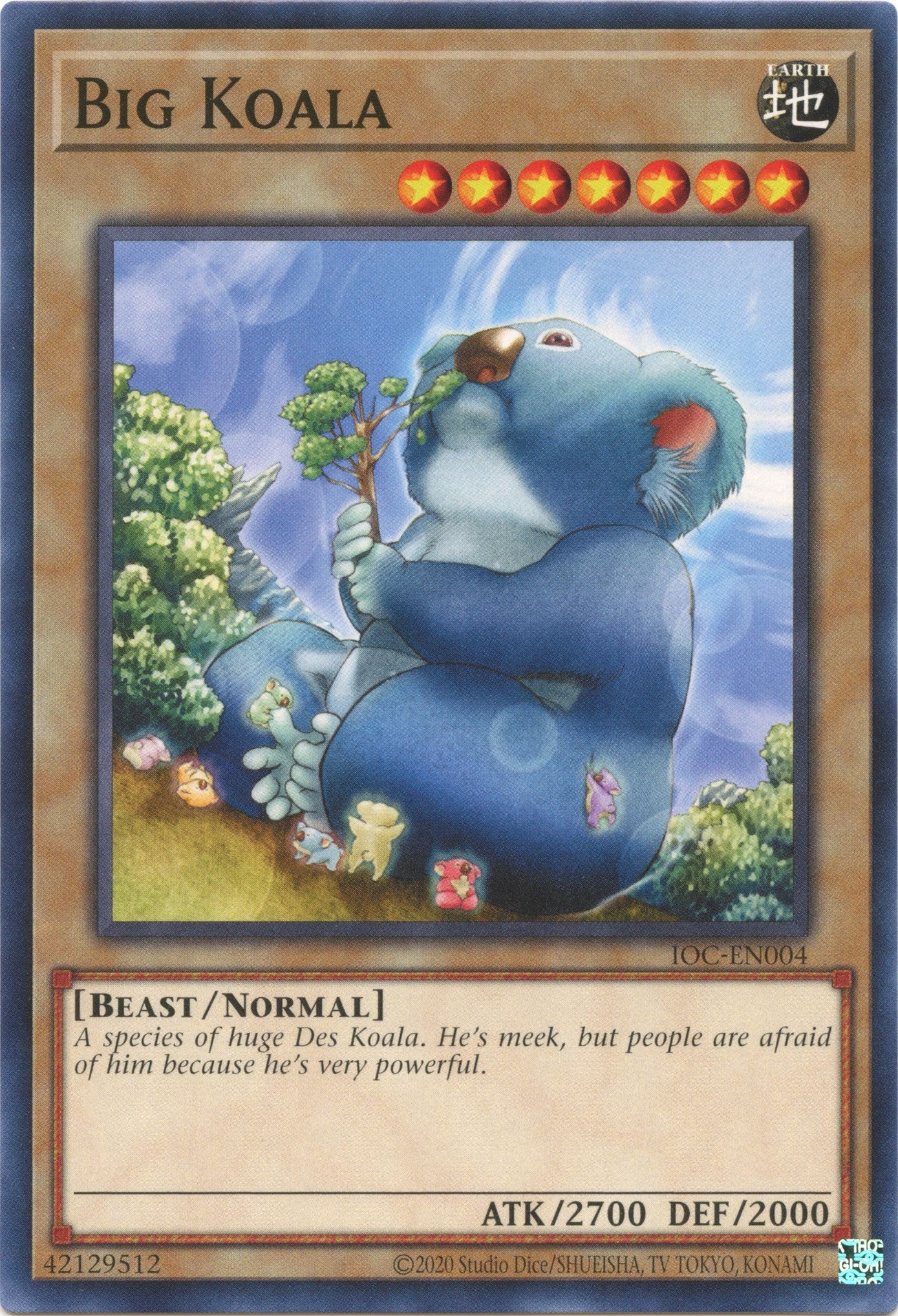Big Koala (25th Anniversary) [IOC-EN004] Common | Card Merchant Takapuna