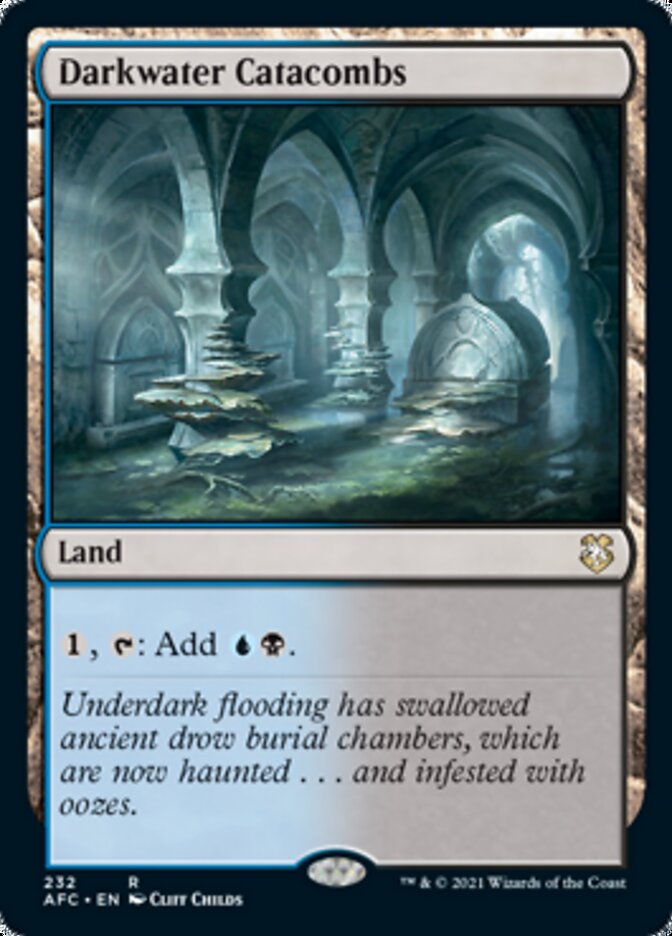 Darkwater Catacombs [Dungeons & Dragons: Adventures in the Forgotten Realms Commander] | Card Merchant Takapuna