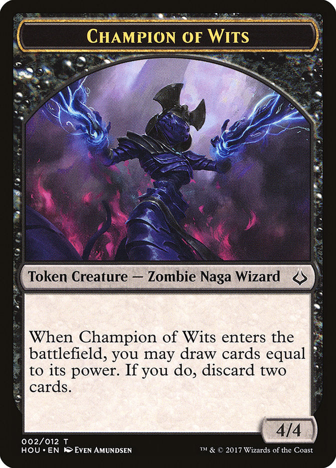 Champion of Wits Token [Hour of Devastation Tokens] | Card Merchant Takapuna