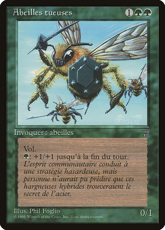 Killer Bees (French) - "Abeilles tueuses" [Renaissance] | Card Merchant Takapuna