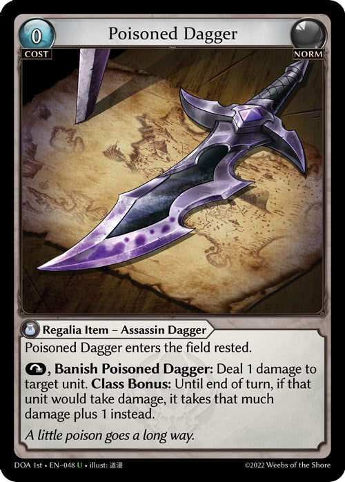 Poisoned Dagger (048) [Dawn of Ashes: 1st Edition] | Card Merchant Takapuna