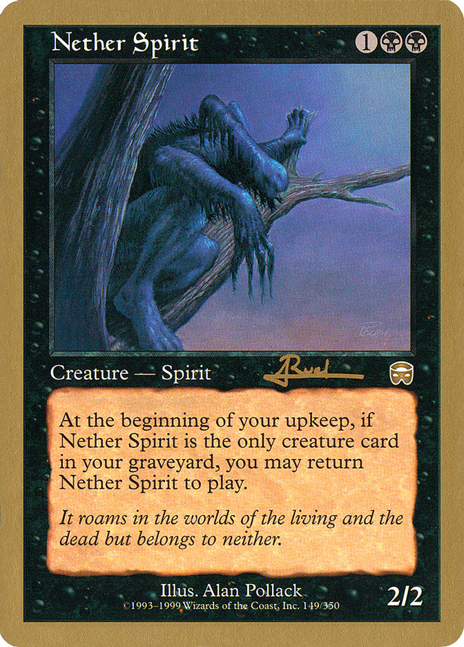Nether Spirit (Antoine Ruel) [World Championship Decks 2001] | Card Merchant Takapuna