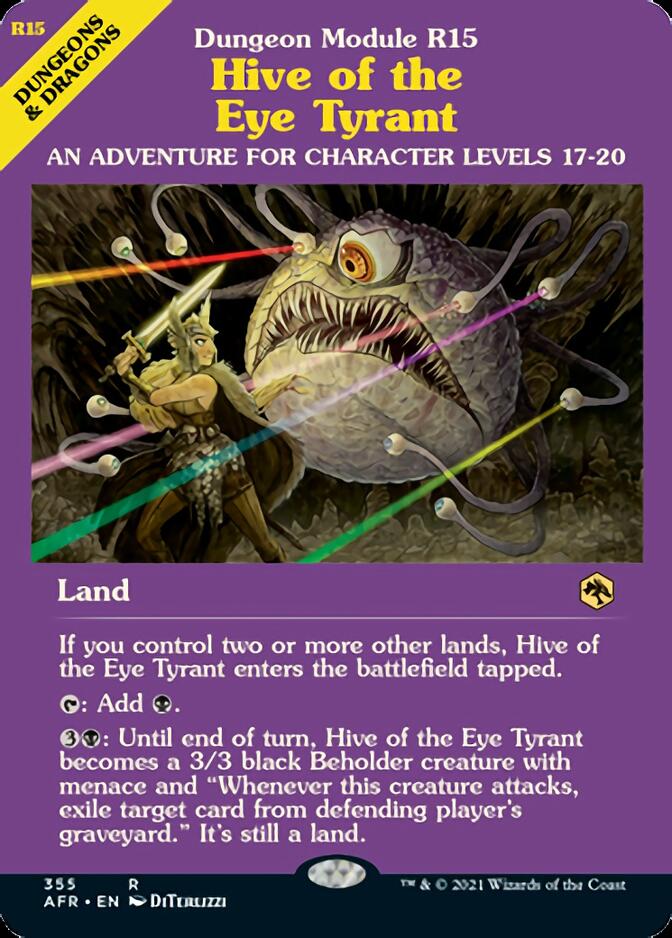 Hive of the Eye Tyrant (Dungeon Module) [Dungeons & Dragons: Adventures in the Forgotten Realms] | Card Merchant Takapuna