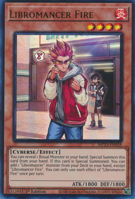 Libromancer Fire [MP23-EN058] Ultra Rare | Card Merchant Takapuna