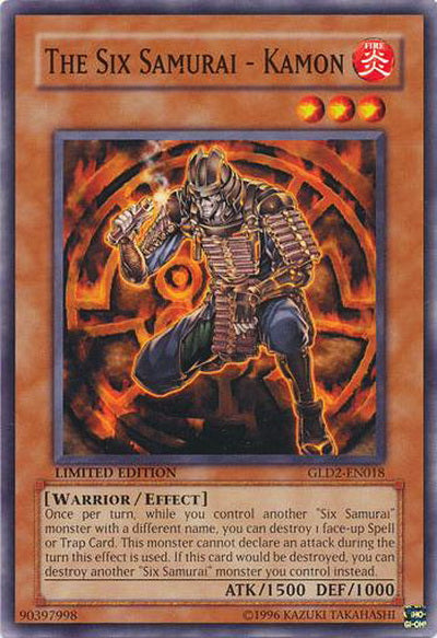 The Six Samurai - Kamon [GLD2-EN018] Common | Card Merchant Takapuna