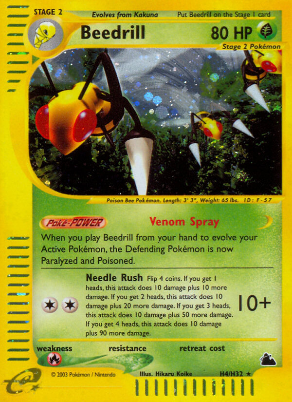 Beedrill (H4/H32) [Skyridge] | Card Merchant Takapuna