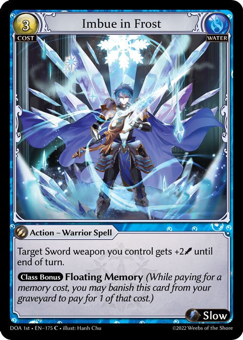 Imbue in Frost (175) [Dawn of Ashes: 1st Edition] | Card Merchant Takapuna