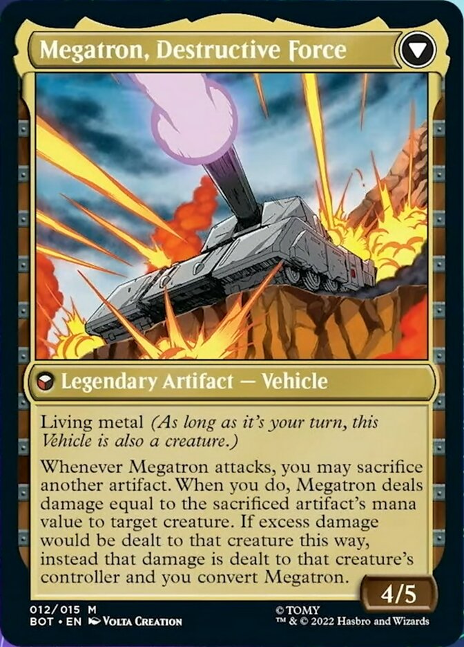 Megatron, Tyrant // Megatron, Destructive Force [Transformers] | Card Merchant Takapuna