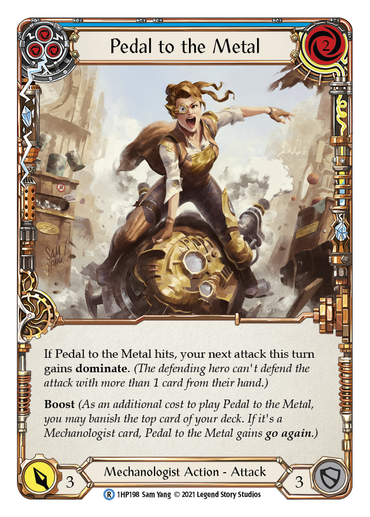 Pedal to the Metal (Blue) [1HP198] (History Pack 1) | Card Merchant Takapuna