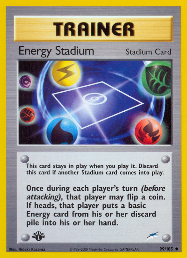 Energy Stadium (99/105) [Neo Destiny 1st Edition] | Card Merchant Takapuna