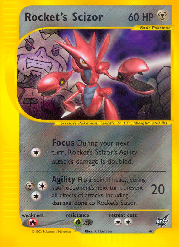 Rocket's Scizor (4) [Best of Promos] | Card Merchant Takapuna