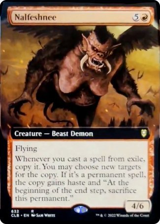 Nalfeshnee (Extended Art) [Commander Legends: Battle for Baldur's Gate] | Card Merchant Takapuna