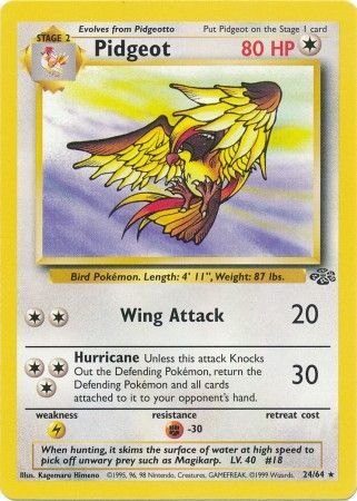 Pidgeot (24/64) [Jungle Unlimited] | Card Merchant Takapuna
