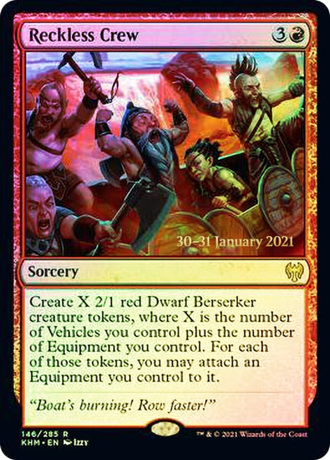 Reckless Crew [Kaldheim Prerelease Promos] | Card Merchant Takapuna
