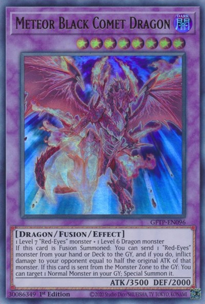 Meteor Black Comet Dragon [GFTP-EN096] Ultra Rare | Card Merchant Takapuna