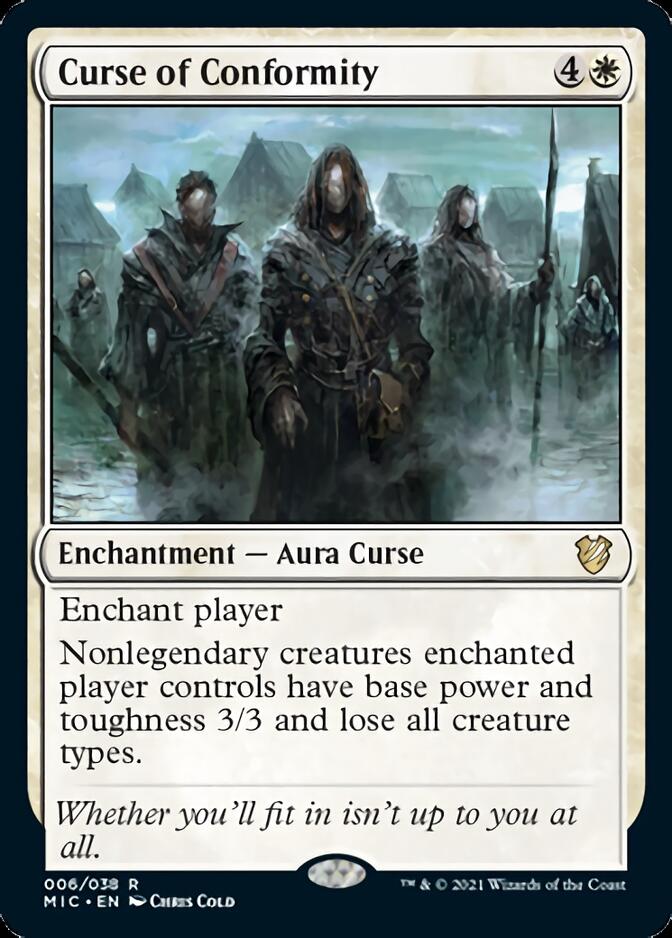 Curse of Conformity [Innistrad: Midnight Hunt Commander] | Card Merchant Takapuna