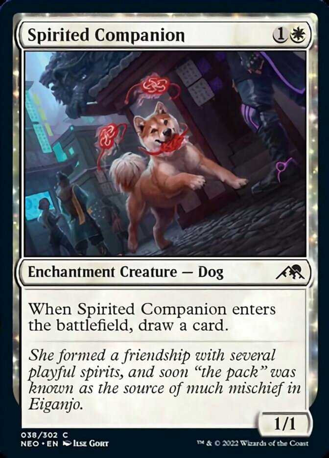 Spirited Companion [Kamigawa: Neon Dynasty] | Card Merchant Takapuna