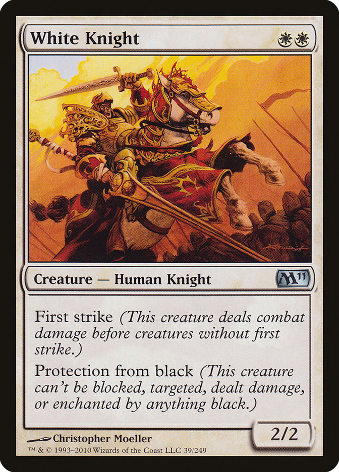 White Knight [Magic 2011] | Card Merchant Takapuna