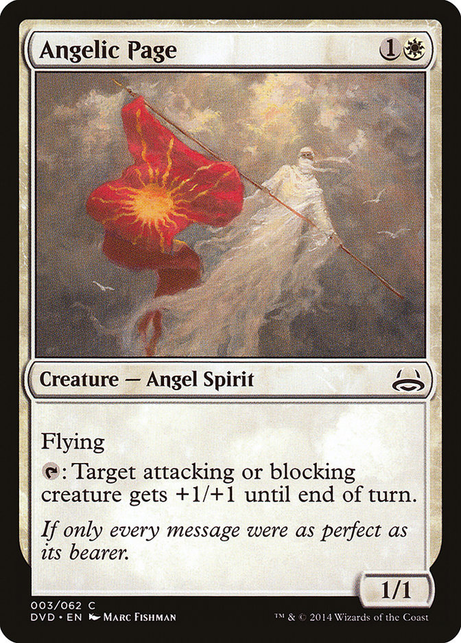 Angelic Page (Divine vs. Demonic) [Duel Decks Anthology] | Card Merchant Takapuna