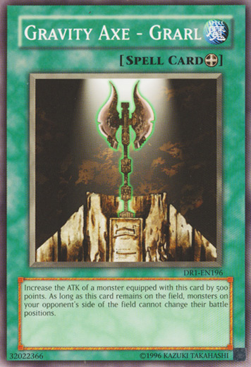 Gravity Axe - Grarl [DR1-EN196] Common | Card Merchant Takapuna