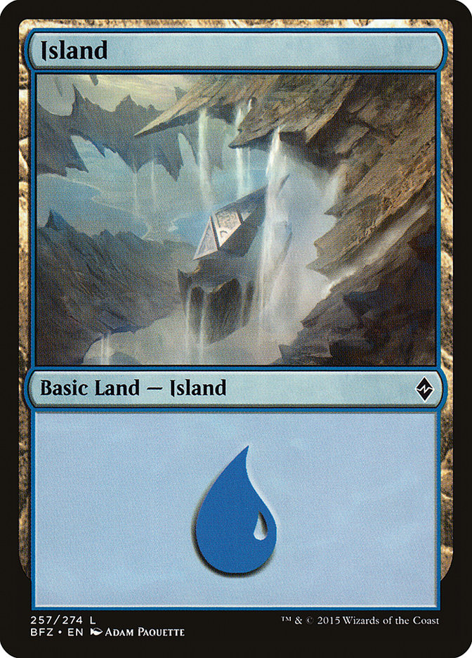 Island (257) [Battle for Zendikar] | Card Merchant Takapuna