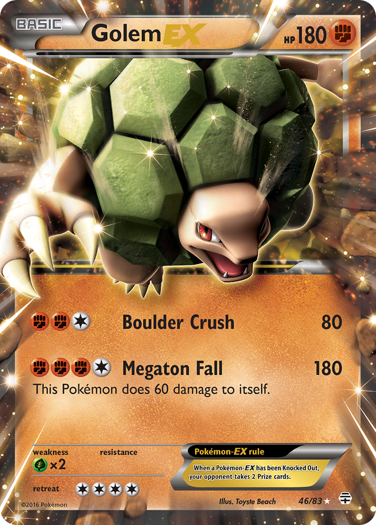 Golem EX (46/83) [XY: Generations] | Card Merchant Takapuna