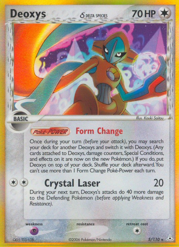 Deoxys (5/110) (Delta Species) [EX: Holon Phantoms] | Card Merchant Takapuna