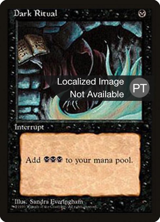 Dark Ritual [Fourth Edition (Foreign Black Border)] | Card Merchant Takapuna