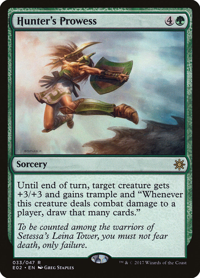 Hunter's Prowess [Explorers of Ixalan] | Card Merchant Takapuna