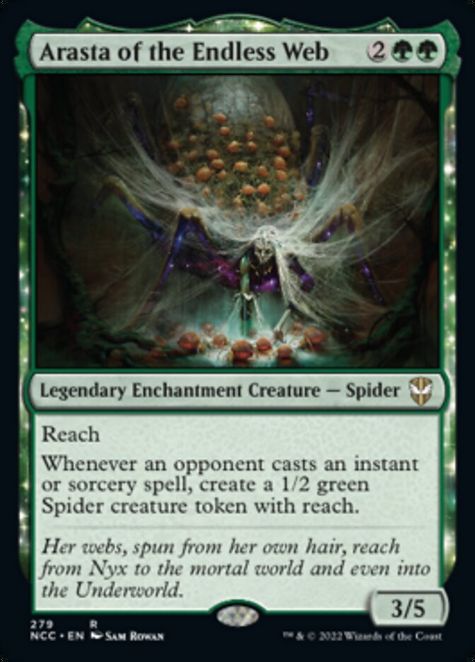 Arasta of the Endless Web [Streets of New Capenna Commander] | Card Merchant Takapuna