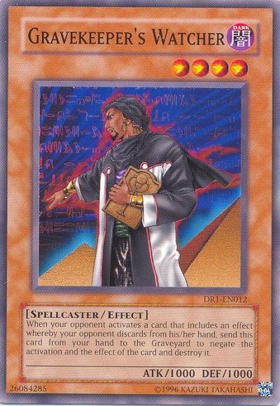 Gravekeeper's Watcher [DR1-EN012] Common | Card Merchant Takapuna