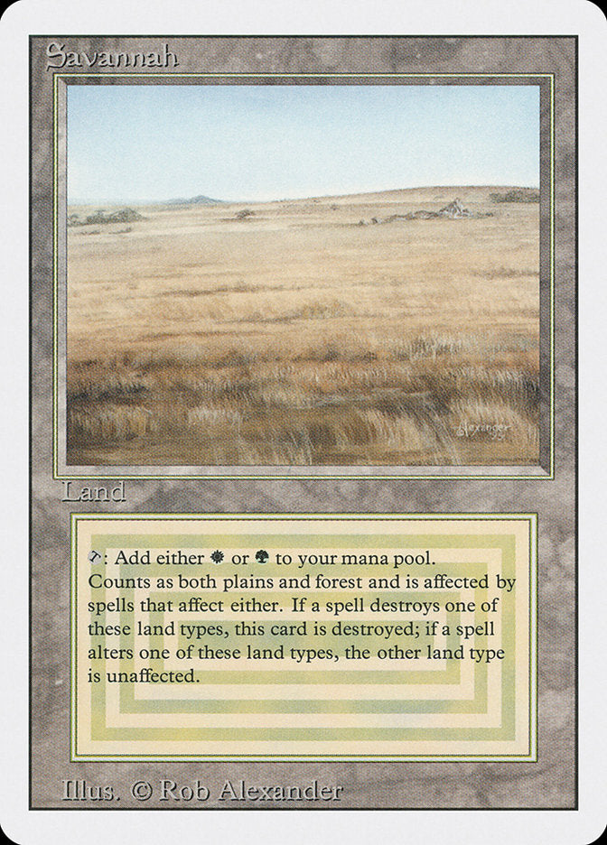 Savannah [Revised Edition] | Card Merchant Takapuna