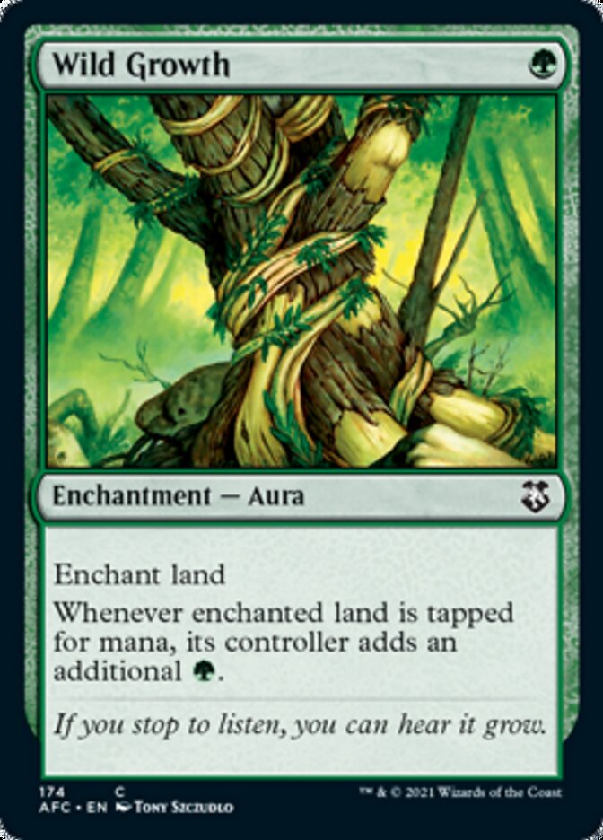 Wild Growth [Dungeons & Dragons: Adventures in the Forgotten Realms Commander] | Card Merchant Takapuna