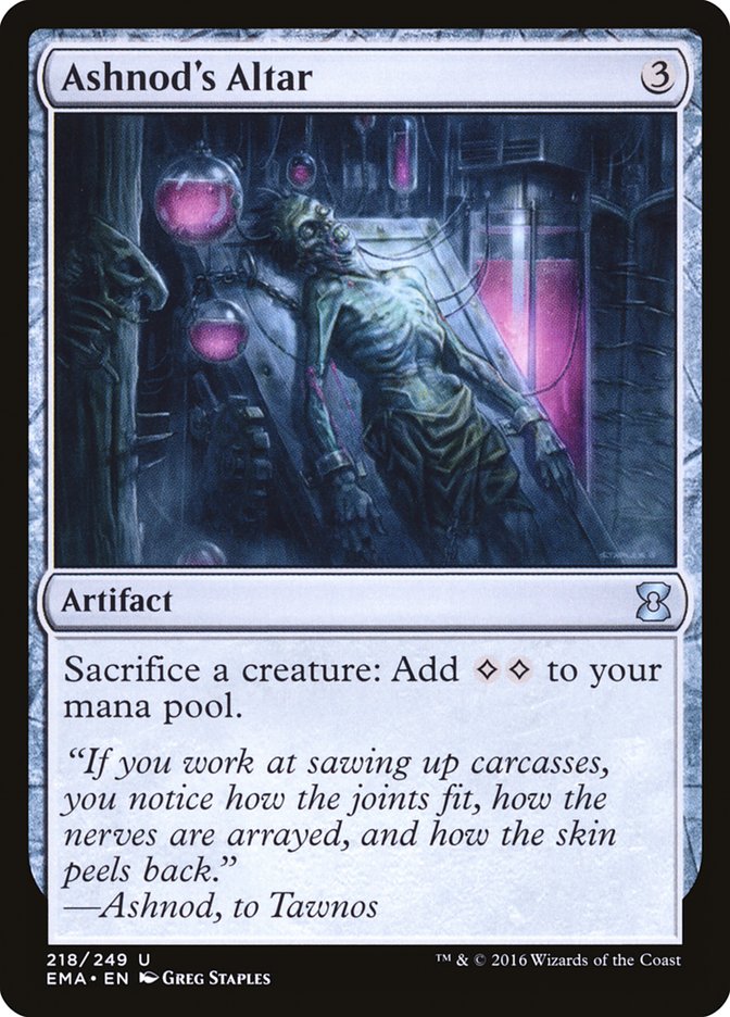 Ashnod's Altar [Eternal Masters] | Card Merchant Takapuna