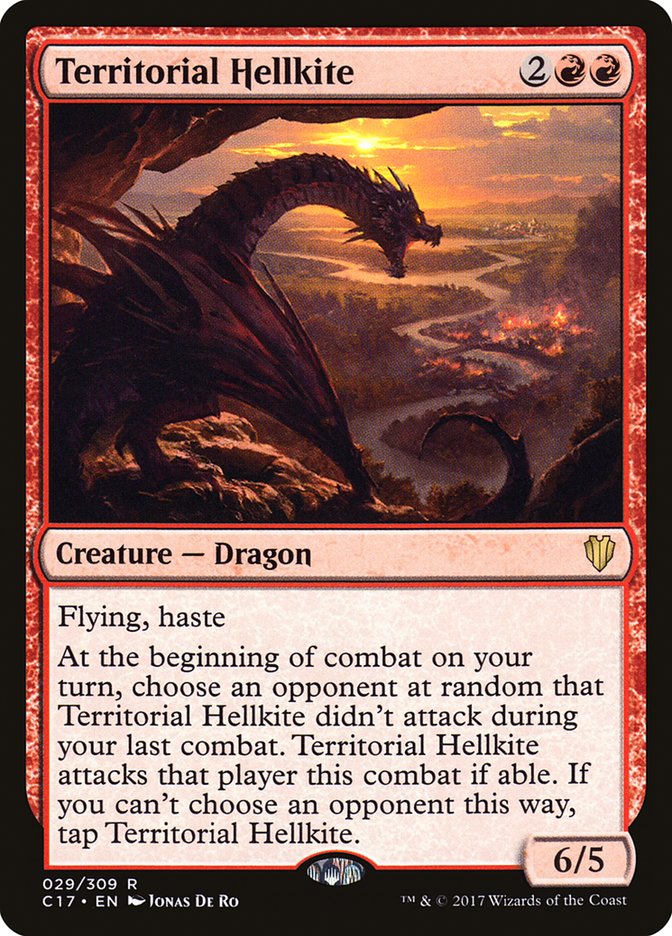 Territorial Hellkite [Commander 2017] | Card Merchant Takapuna