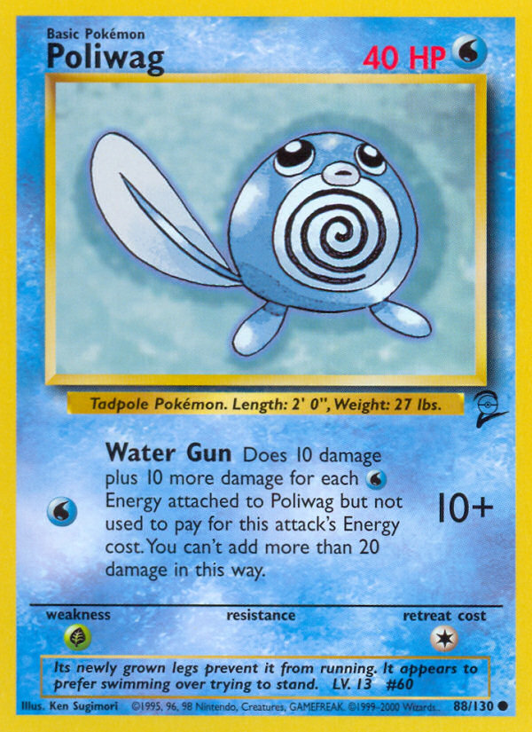 Poliwag (88/130) [Base Set 2] | Card Merchant Takapuna