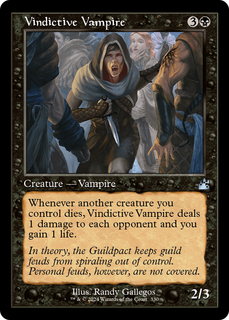 Vindictive Vampire (Retro Frame) [Ravnica Remastered] | Card Merchant Takapuna