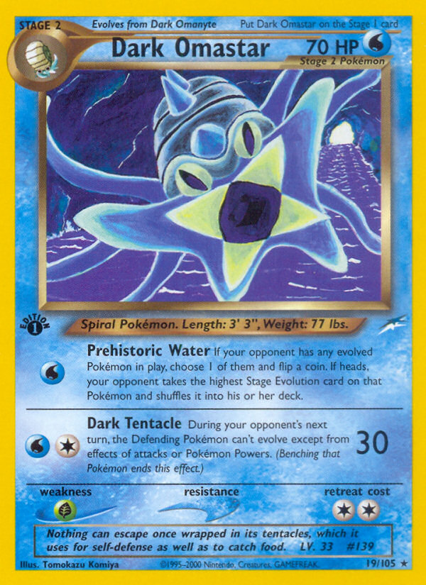 Dark Omastar (19/105) [Neo Destiny 1st Edition] | Card Merchant Takapuna