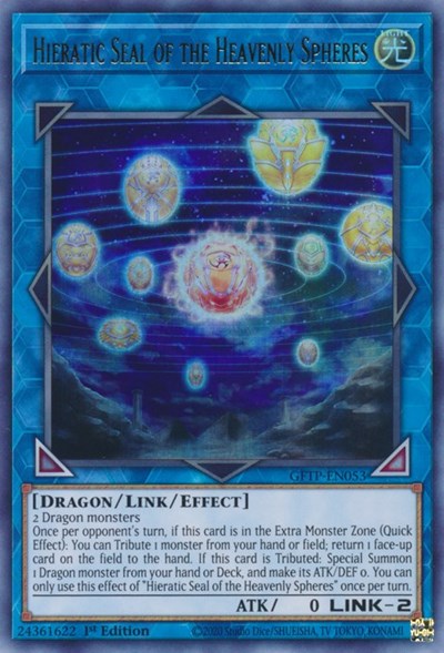Hieratic Seal of the Heavenly Spheres [GFTP-EN053] Ultra Rare | Card Merchant Takapuna