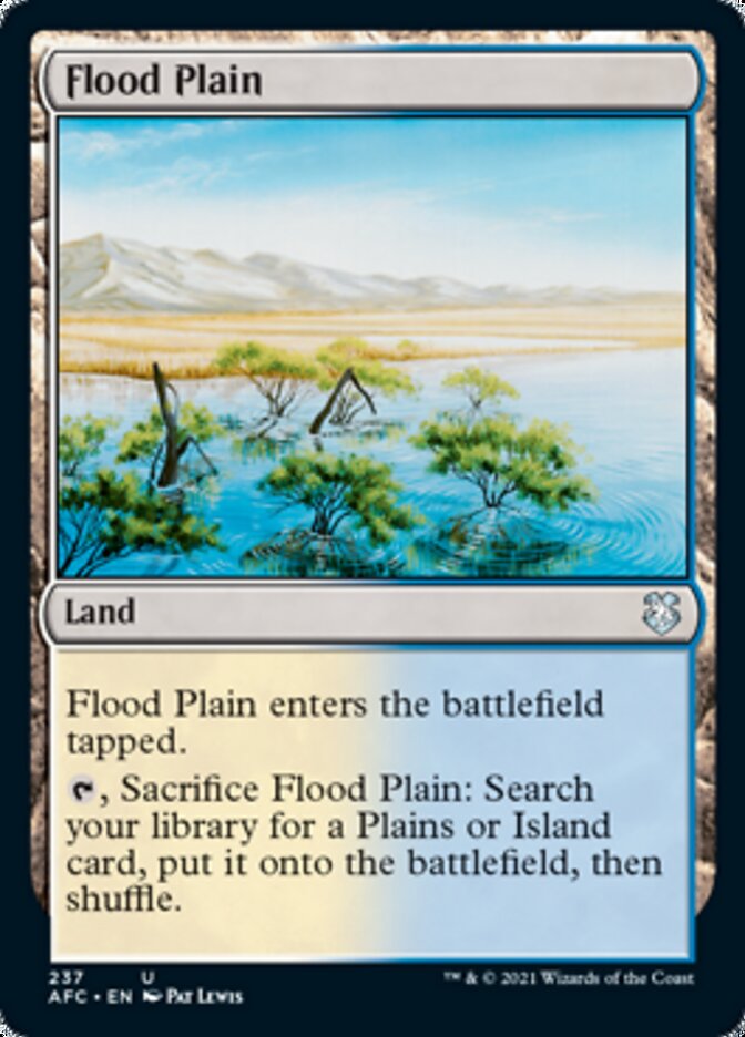 Flood Plain [Dungeons & Dragons: Adventures in the Forgotten Realms Commander] | Card Merchant Takapuna