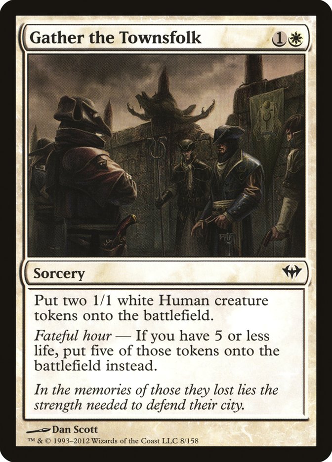 Gather the Townsfolk [Dark Ascension] | Card Merchant Takapuna