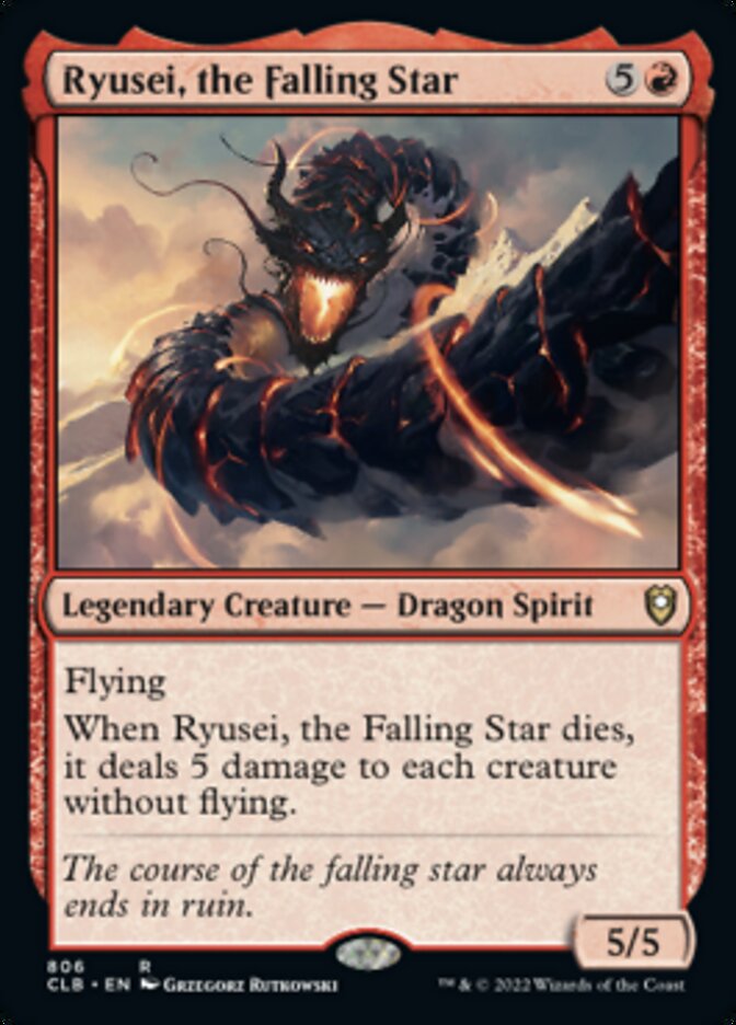 Ryusei, the Falling Star [Commander Legends: Battle for Baldur's Gate] | Card Merchant Takapuna