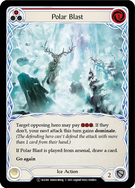 Polar Blast (Red) [U-ELE166] (Tales of Aria Unlimited)  Unlimited Normal | Card Merchant Takapuna