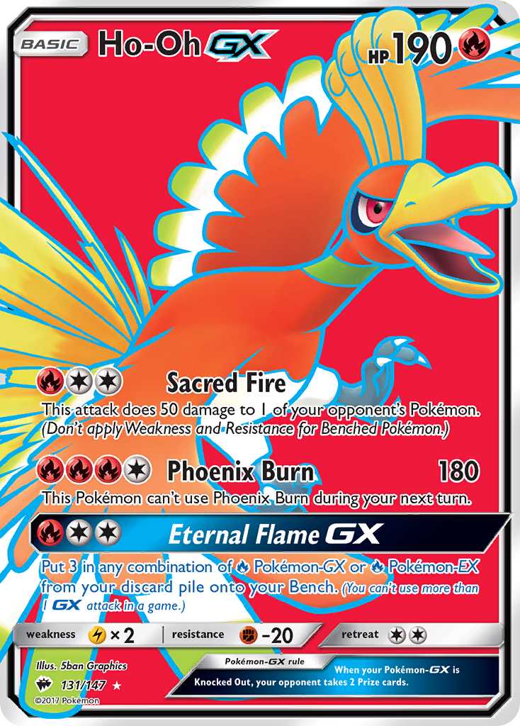 Ho-Oh GX (131/147) [Sun & Moon: Burning Shadows] | Card Merchant Takapuna