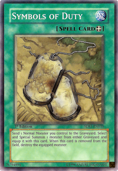 Symbols of Duty [5DS1-EN030] Common | Card Merchant Takapuna