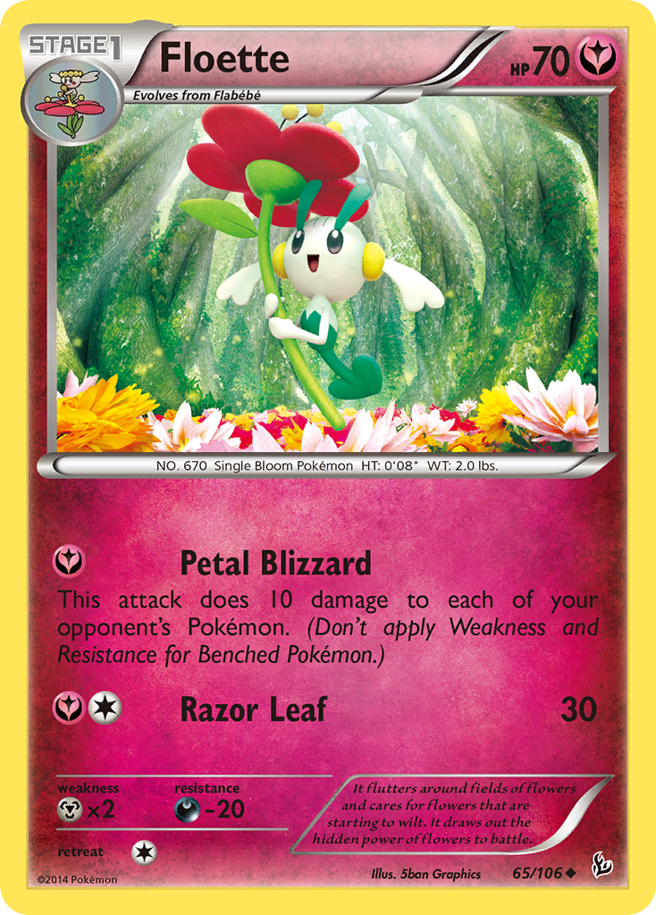 Floette (65/106) [XY: Flashfire] | Card Merchant Takapuna